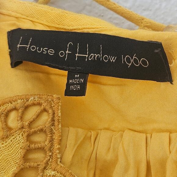 REVOLVE x House of Harlow 1960 Ravelo Mini Dress in Yellow Size M - Picture 5 of 10